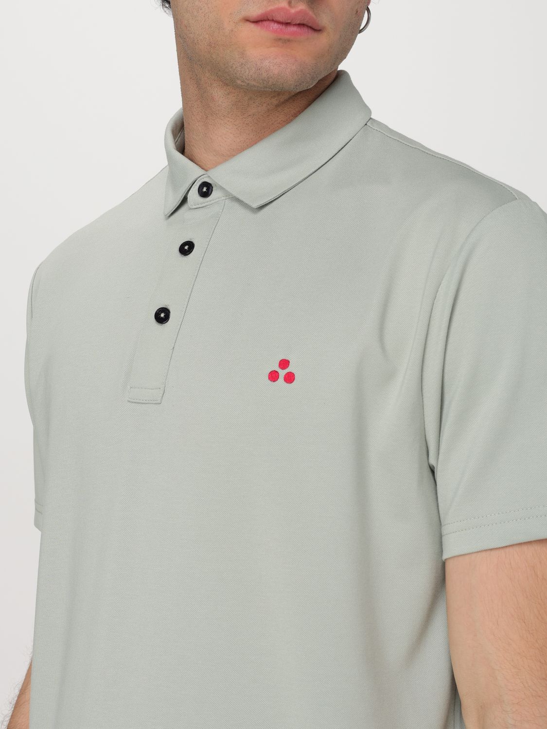 Polo Shirt Men color Green