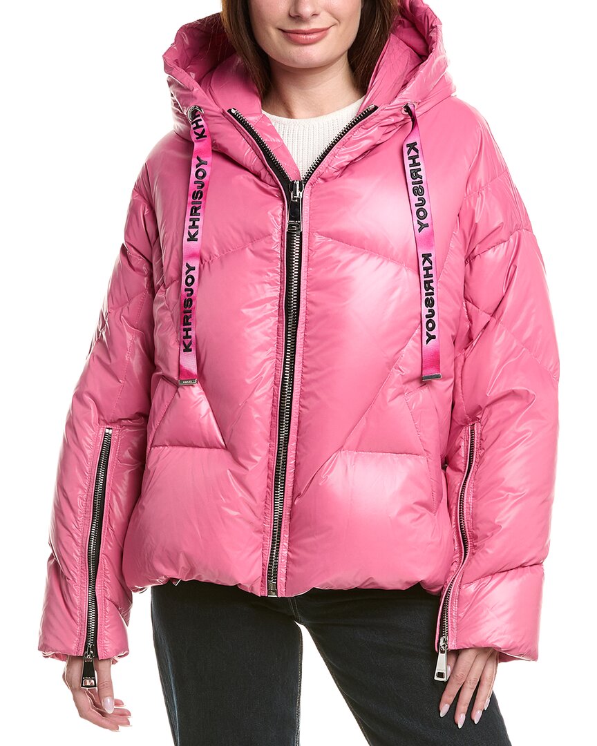 Khris Iconic Shiny Puffer Jacket