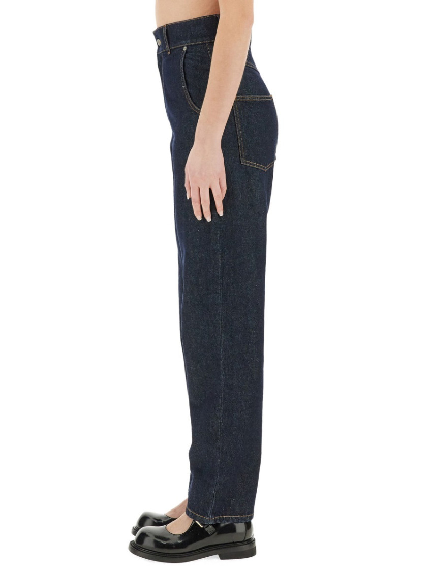 High-waisted Jeans