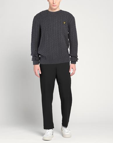 Man Sweater Grey Size XXL Cotton, Polyamide, Elastane