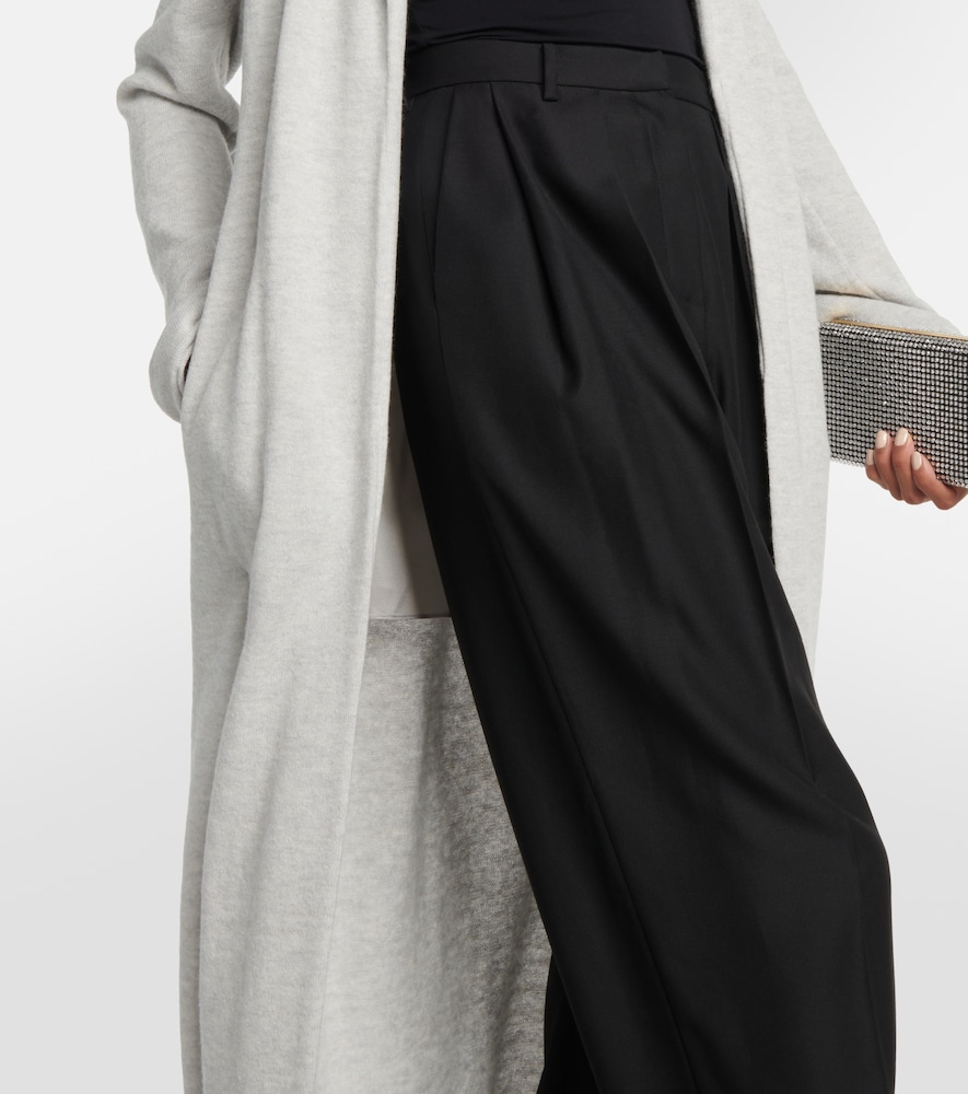 Alpaca-blend overcoat