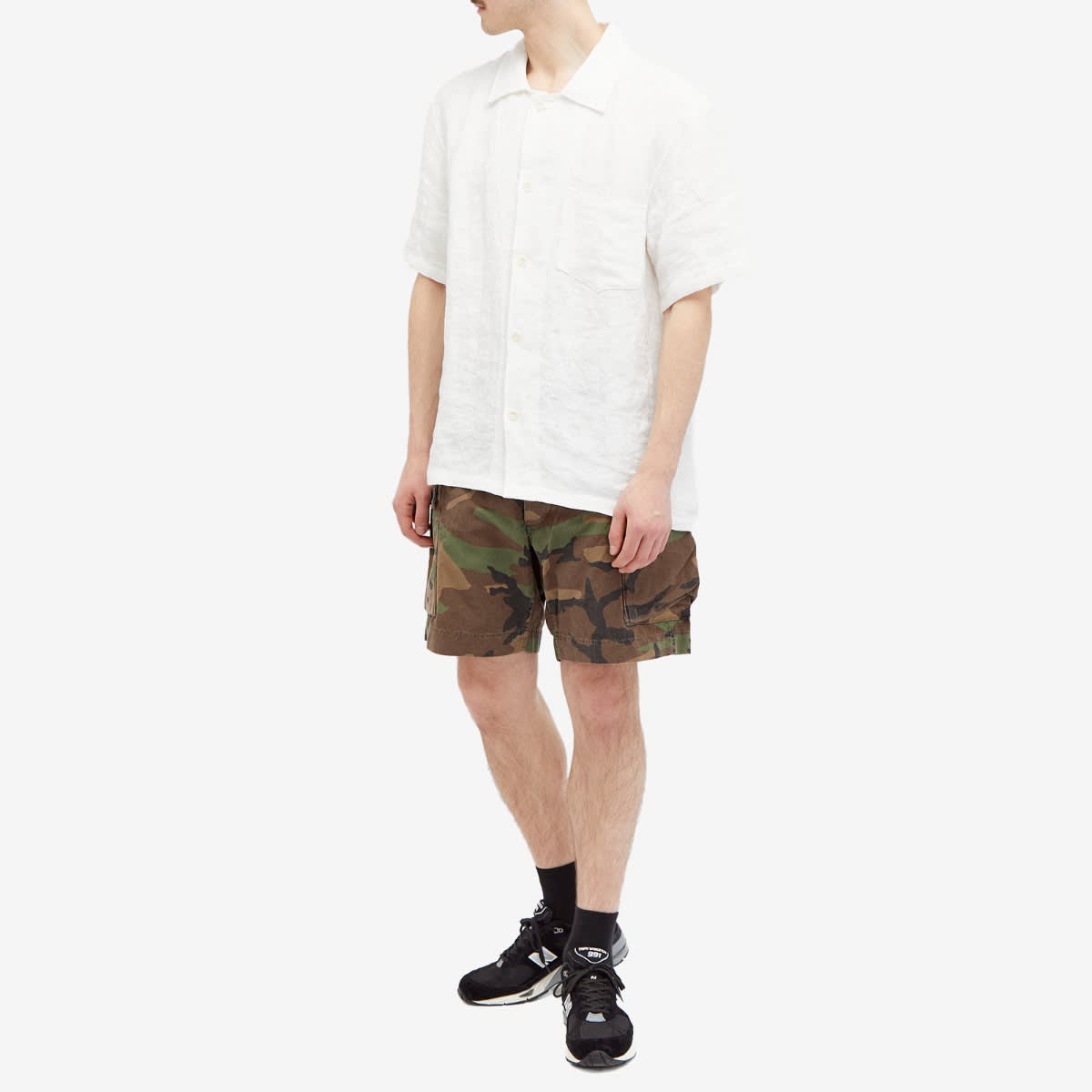 Men's Camo Shorts in Woodland Camo, Size 30" 