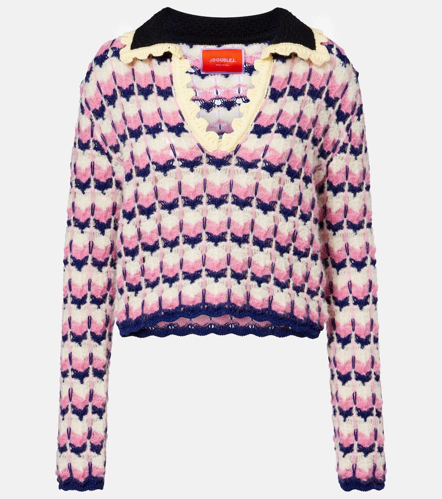Picket wool-blend polo sweater