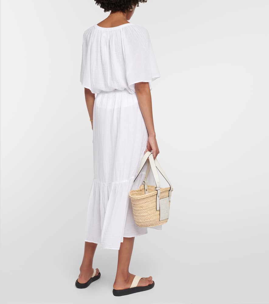 Mckenna cotton midi skirt