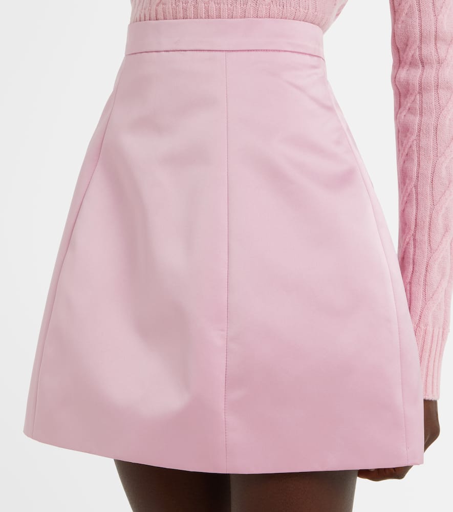 Duchesse high-rise satin maxi skirt