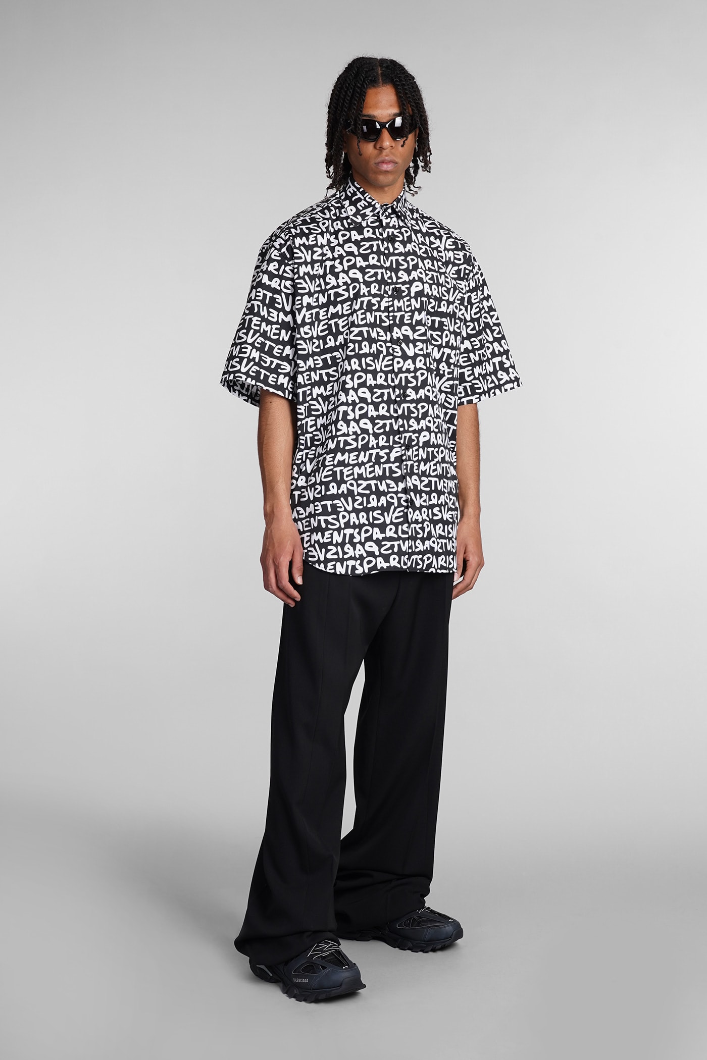 Shirt In Black Cotton