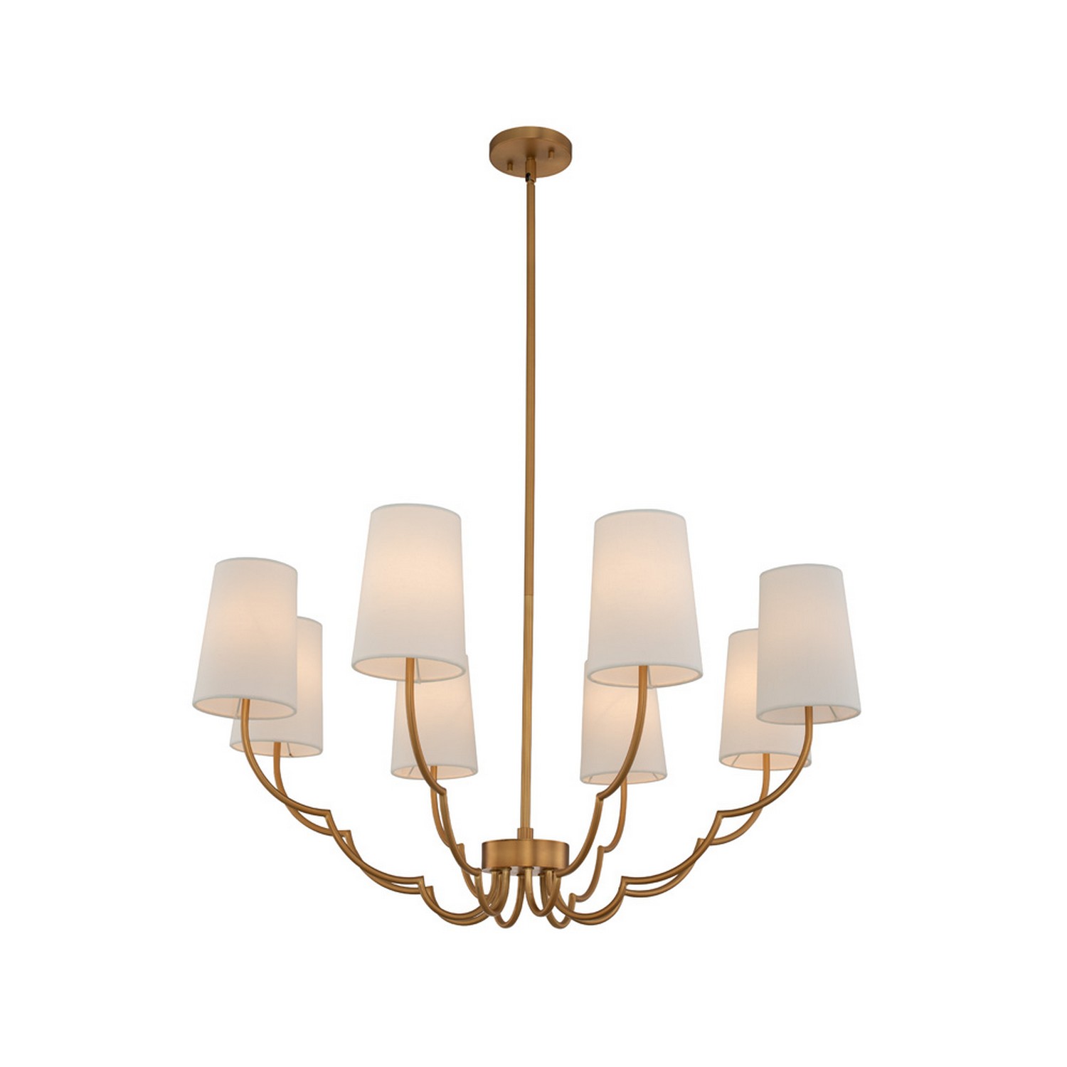 Sophia 8-Light Chandelier in New Bra