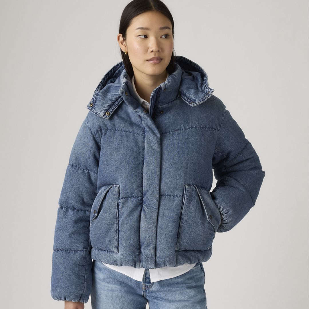 Western Bubble Shortie Puffer Jacket