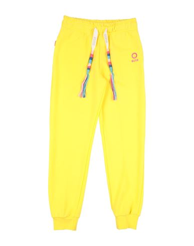 Kid Girl Pants Yellow Size 10 Cotton, Polyester