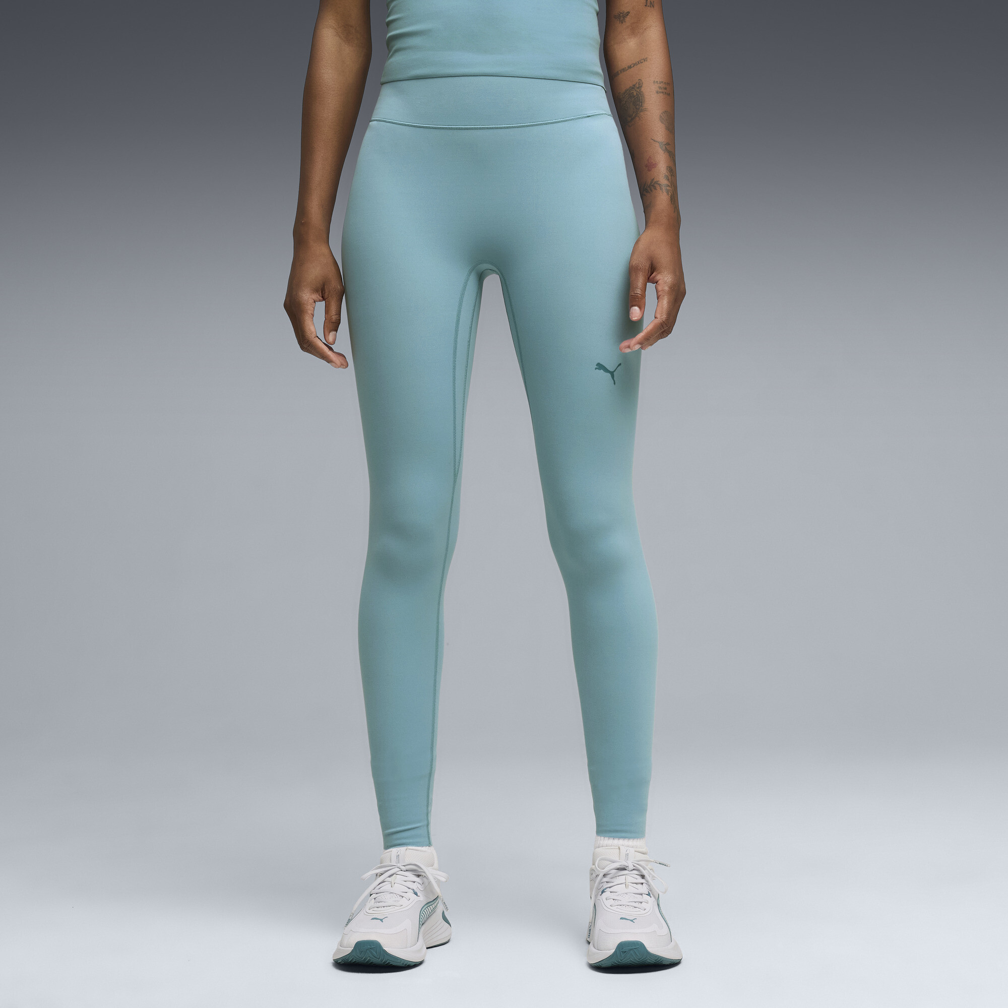 PUMA Shapeluxe Women's High-Waist, 7/8 Training Tights in Blue
