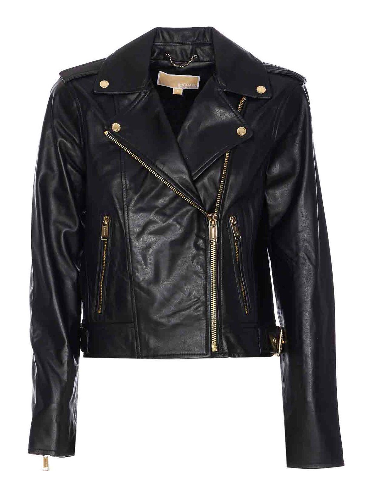 Black Leather Moto Jacket