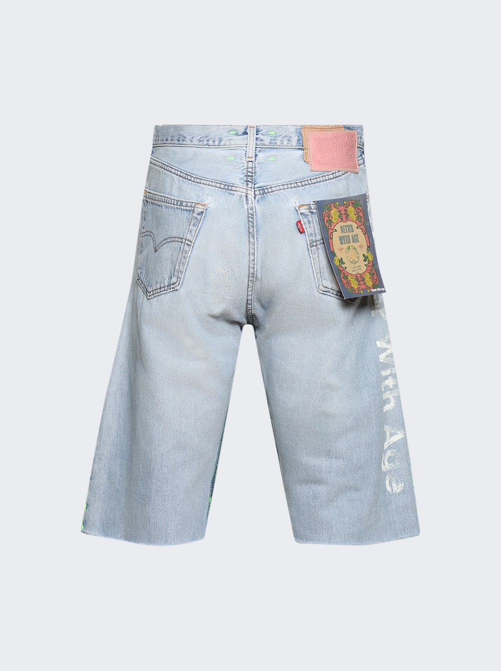 Clementine Double-wide Long Denim Short Indigo
