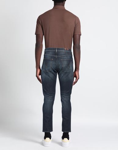 Dondup Man Jeans Blue Size 40 Cotton, Elastane