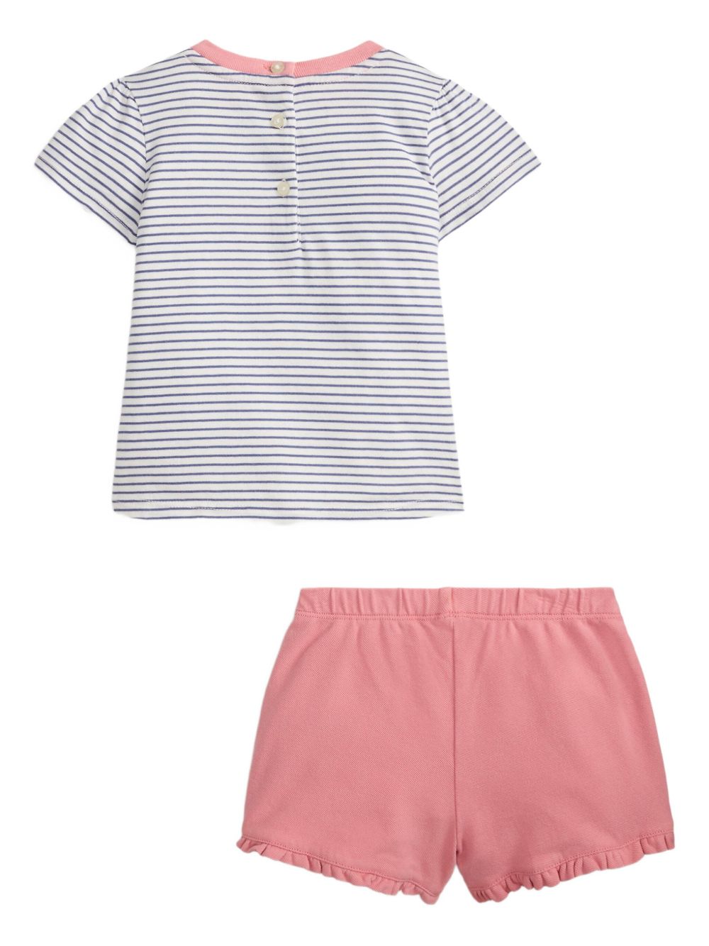 Cotton shorts set - White
