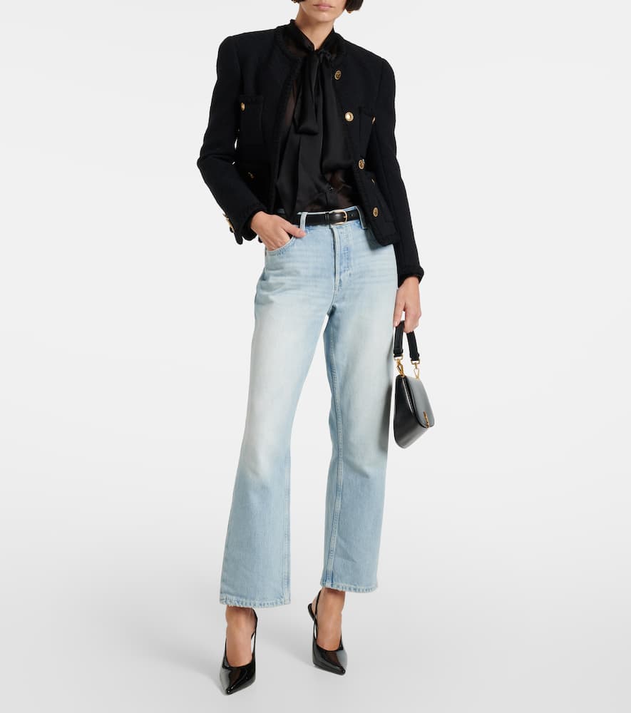 Easy Straight cropped straight jeans