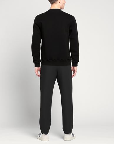 Man Sweatshirt Black Size XL Polyester, Elastane