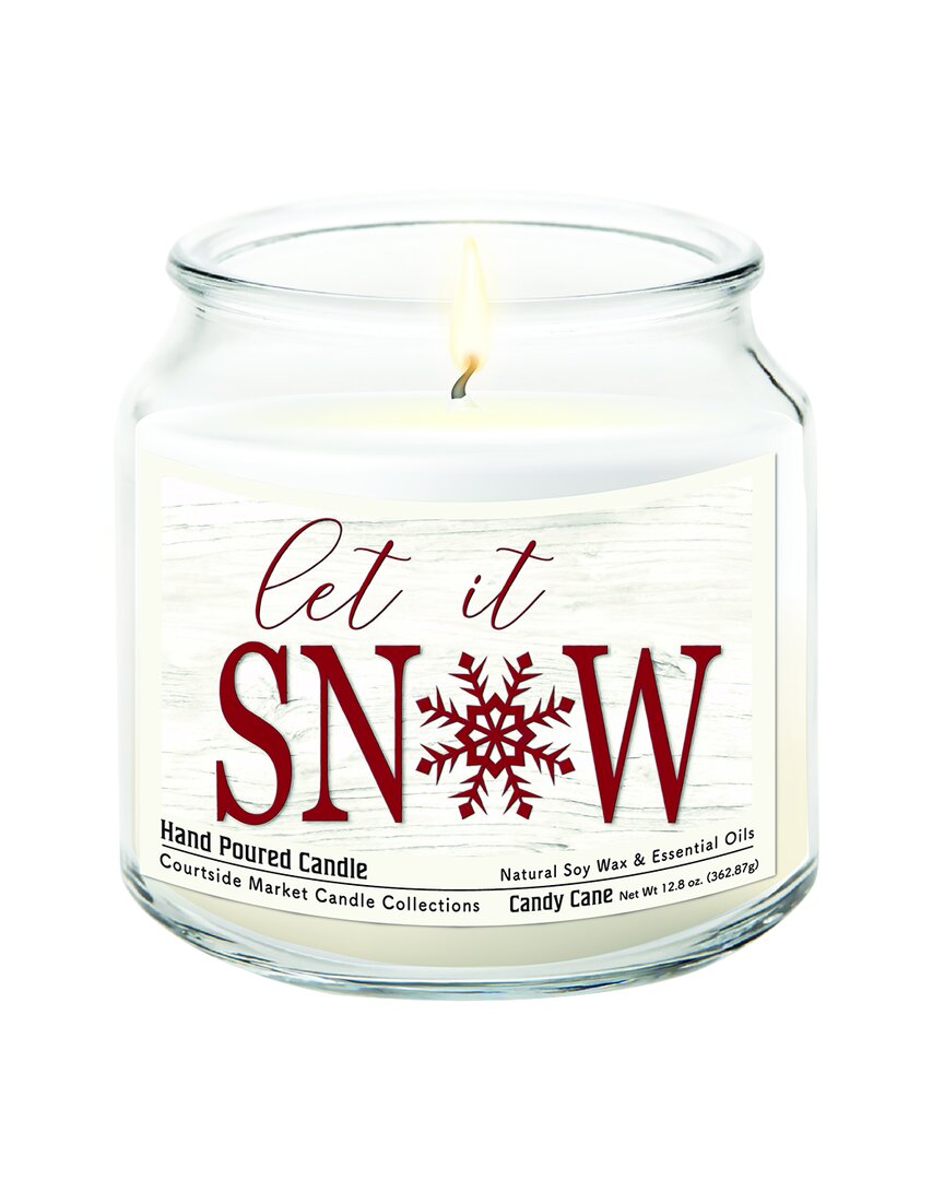 Let It Snow Candle