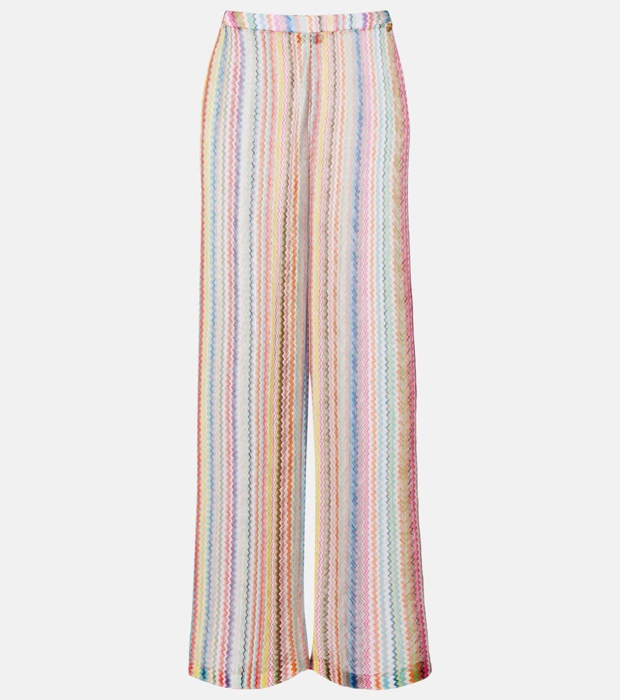 Zig Zag palazzo pants