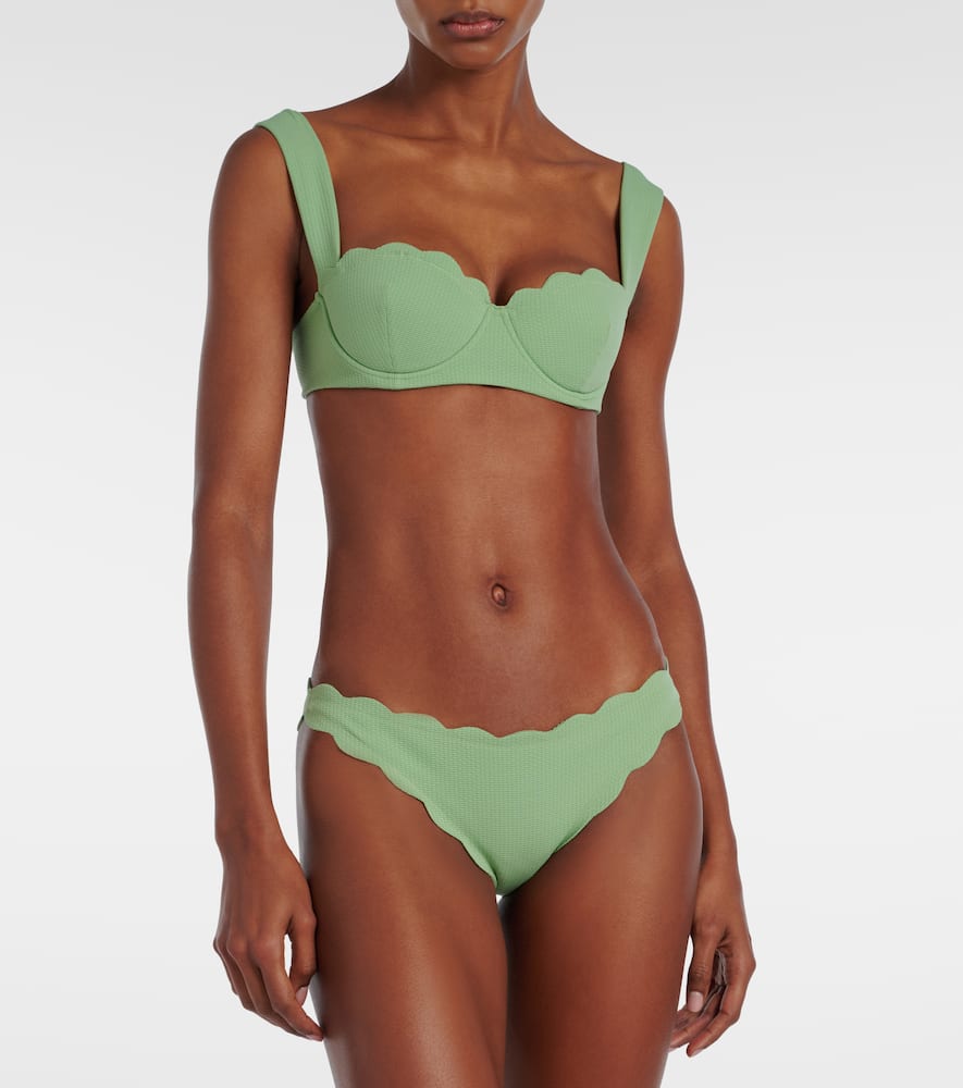 North scalloped bikini top