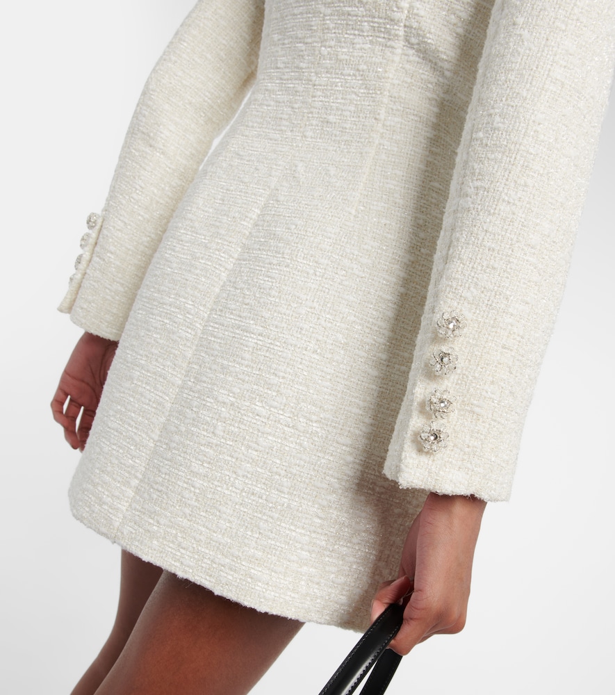 Self-Portrait Bouclé minidress