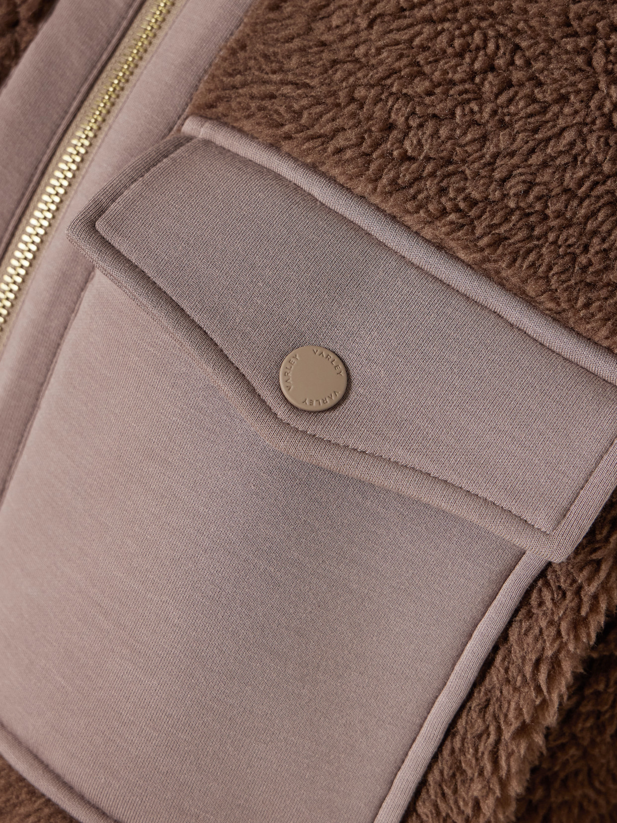 Lowell Doublesoft®-trimmed Fleece Jacket - Brown