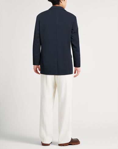 Man Blazer Navy Size M Polyester, Viscose, Elastane