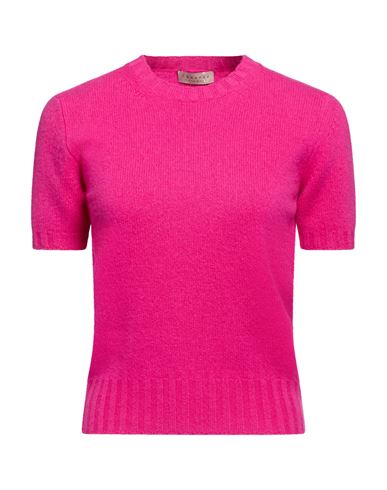 Woman Sweater Magenta Size 12 Cashmere