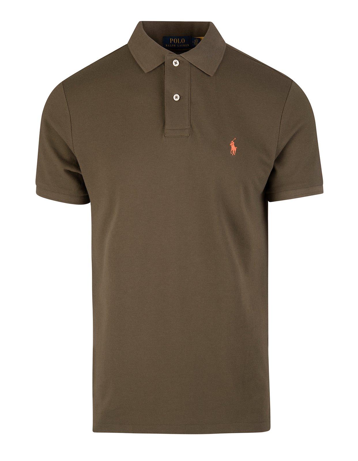 Pony Embroidered Short-sleeved Polo Shirt