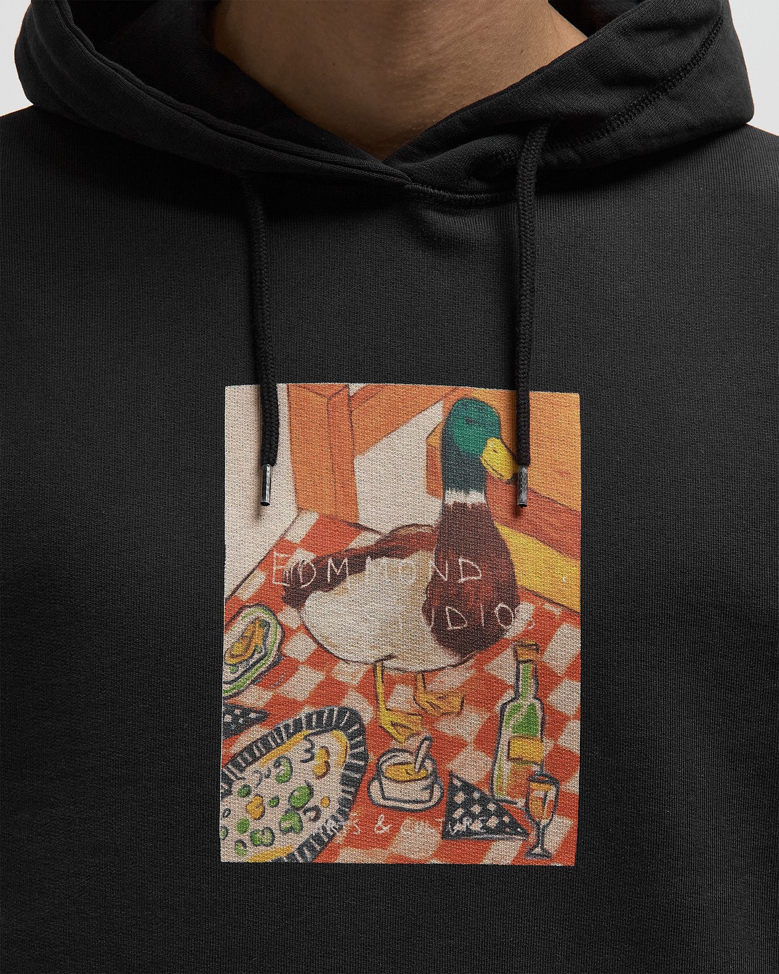 CUTE DUCK HOODIE black male Hoodies now available at BSTN