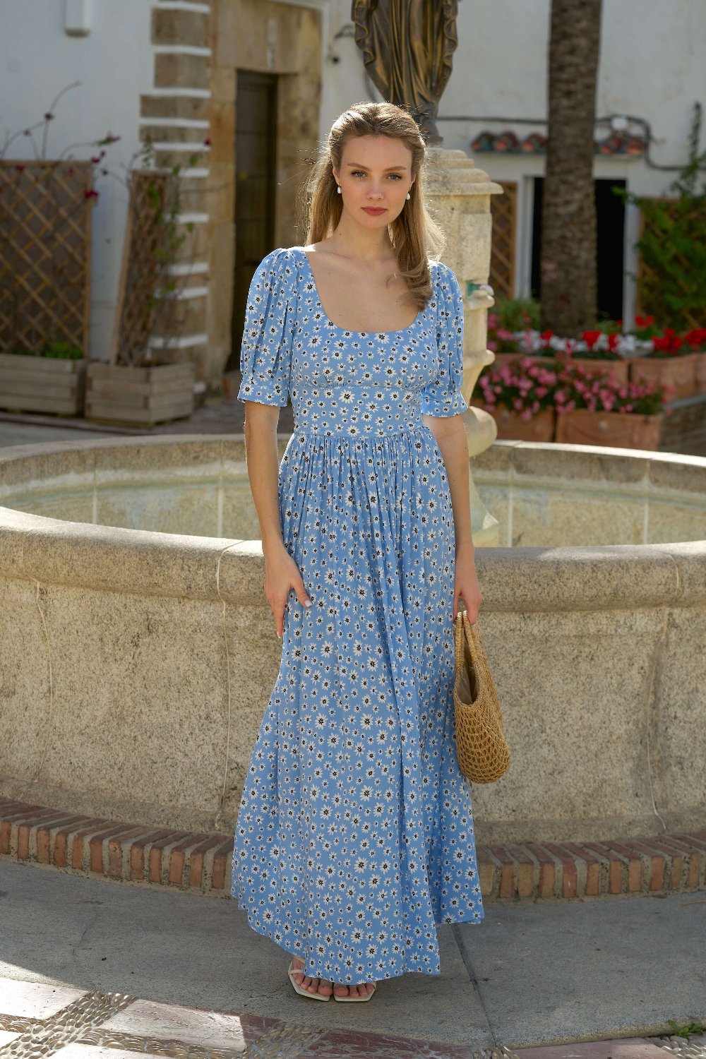 Blue Maxi Dress Lacey