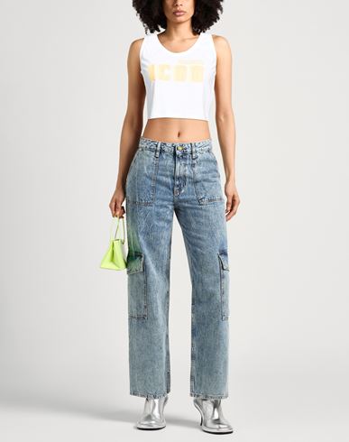 Woman Top White Size M Cotton