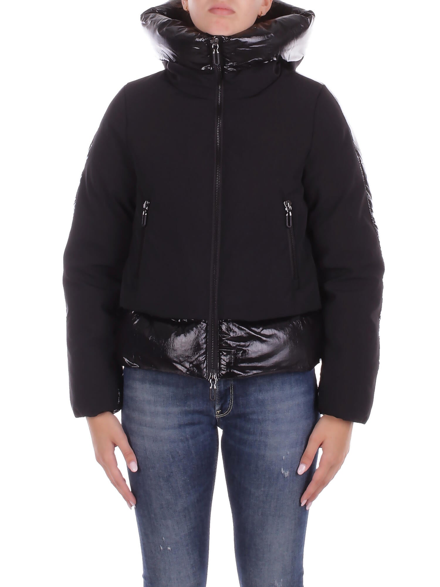 Woman jacket wj07991 0208 hornelia woman padded jacket caviar