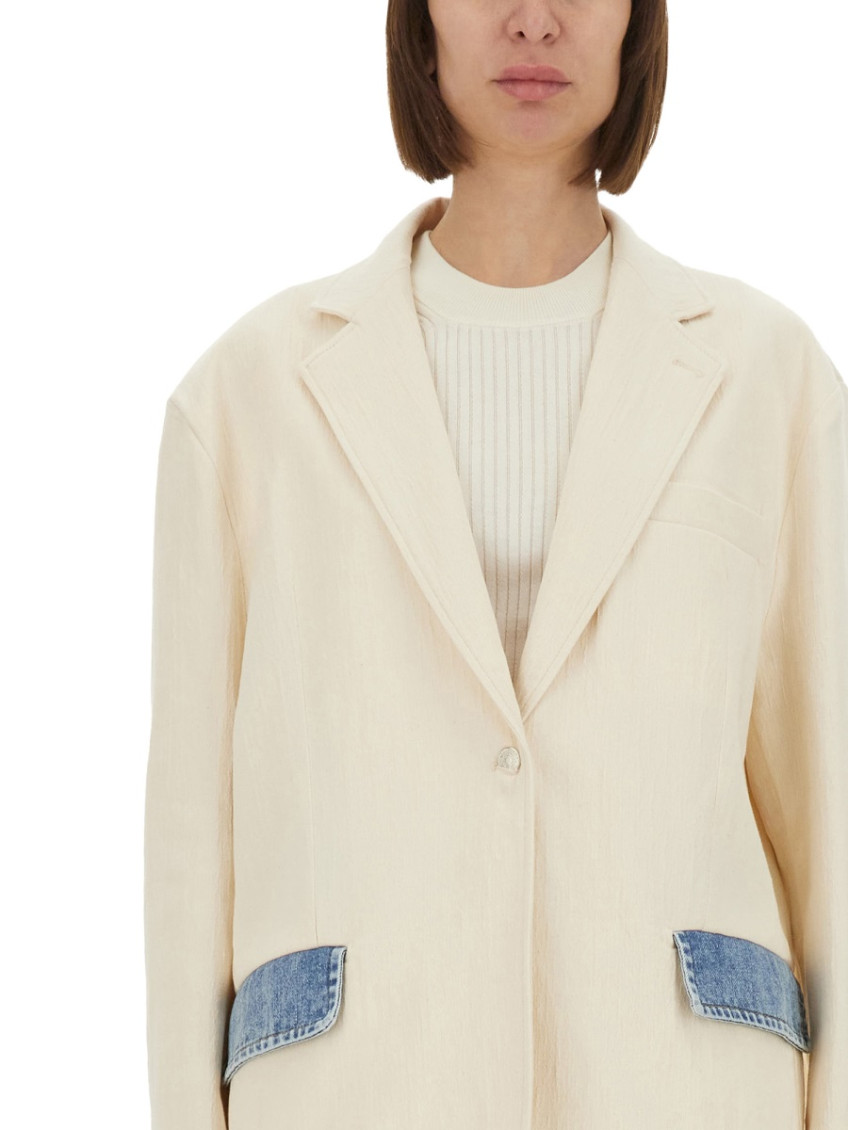 Moschino - "city" jacket denim pocket