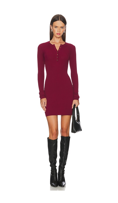 Lovers and Friends Beria Mini Dress in Windsor Wine. XS also in L, M, S