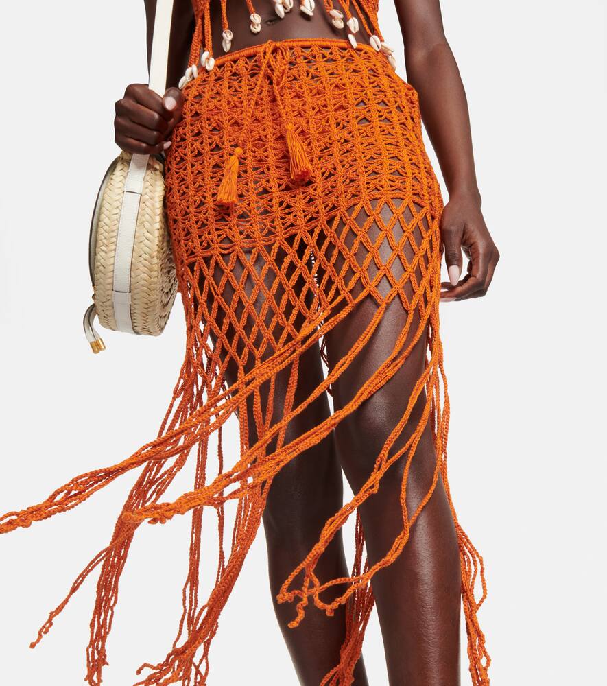 Crochet cotton skirt