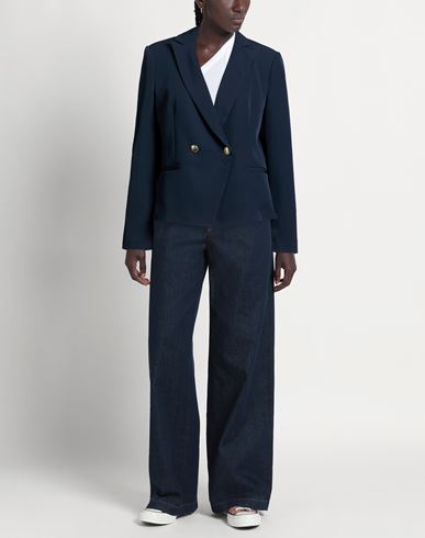 Helmur Woman Blazer Navy Size 8 Viscose, Polyamide, Elastane