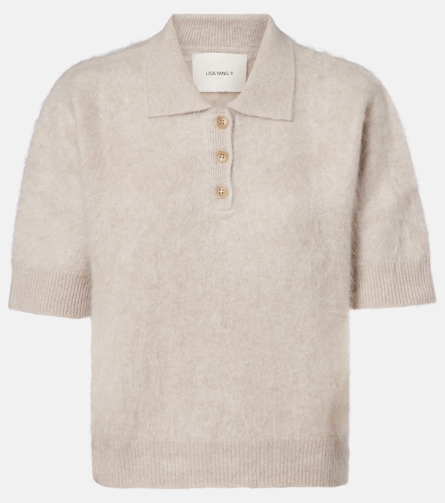 Carolyn cashmere polo sweater