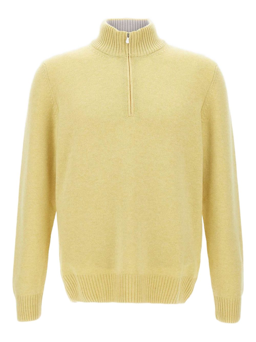 Gran Sasso half-zip sweater - Yellow