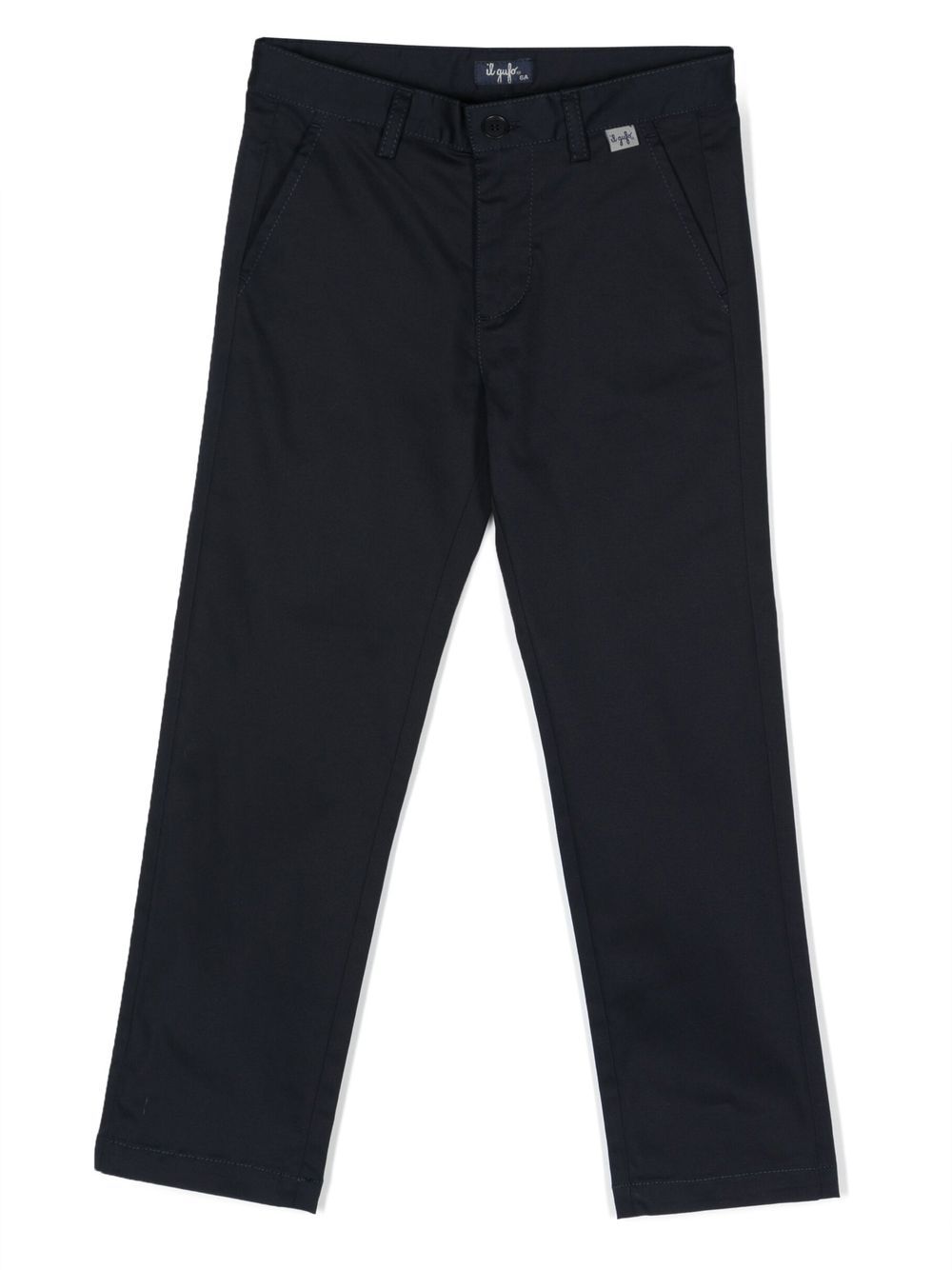 Straight-leg chino trousers - Blue