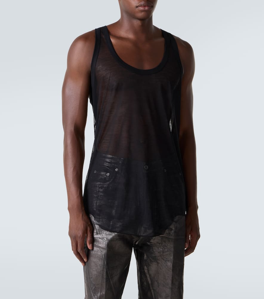 Wool-blend tank top