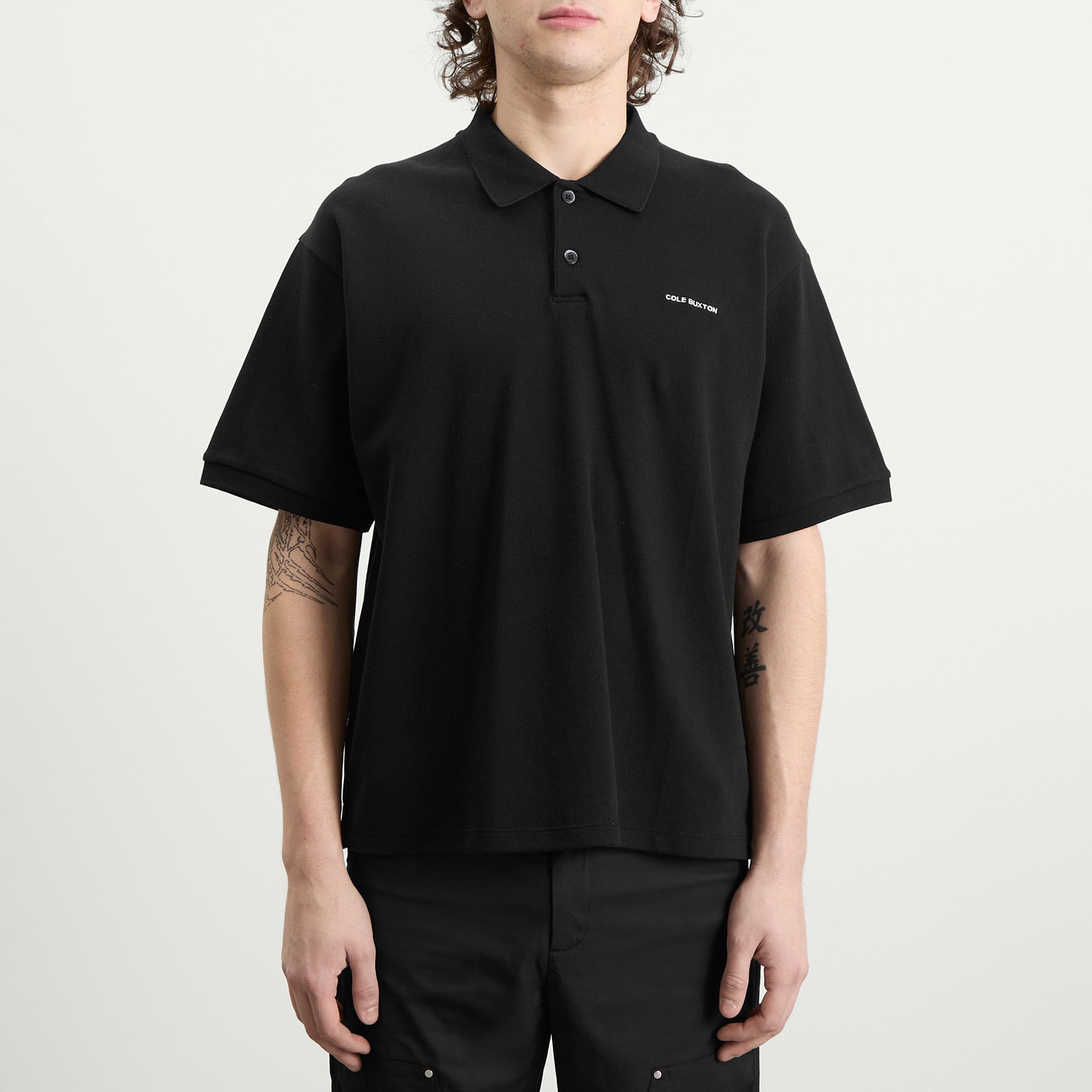 Men's Mini Logo Polo Shirt Black