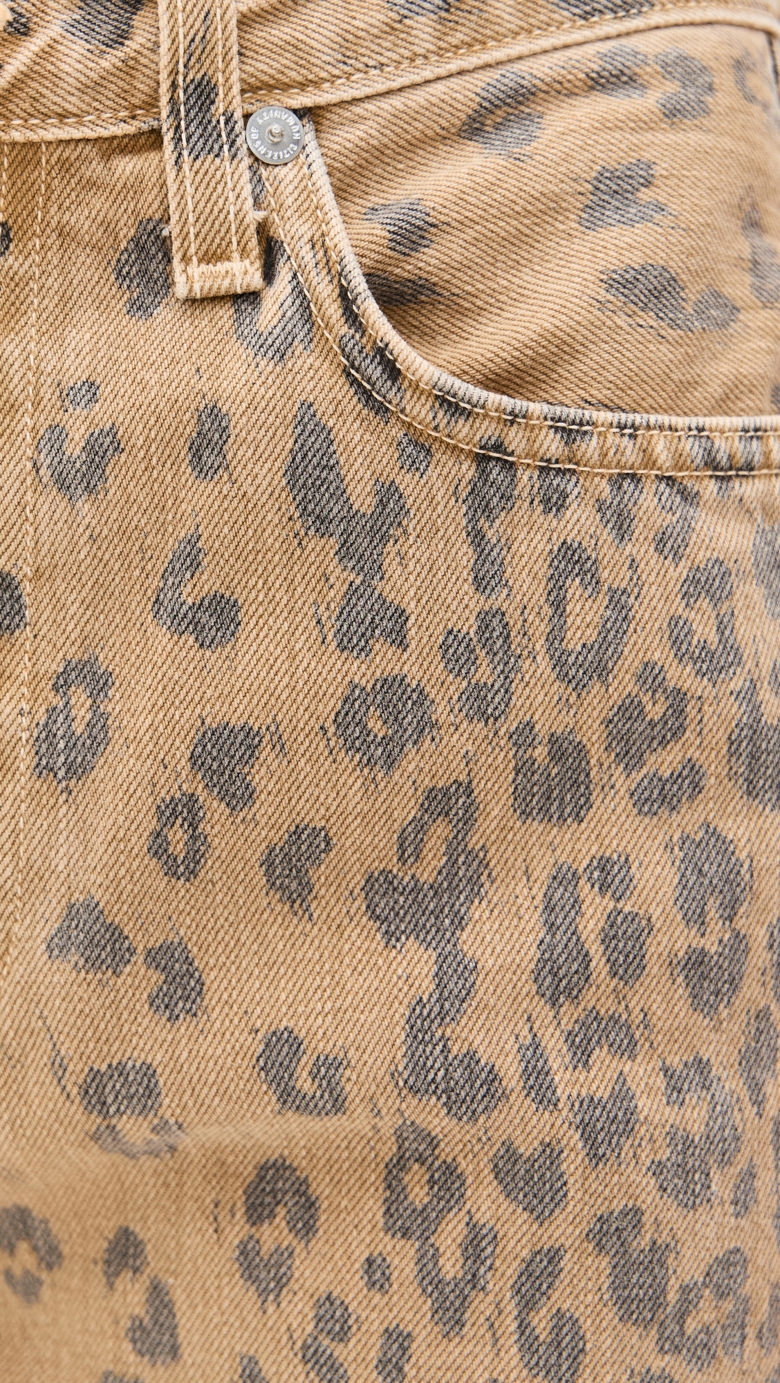 Miro Relaxed Jeans Natural Cheetah