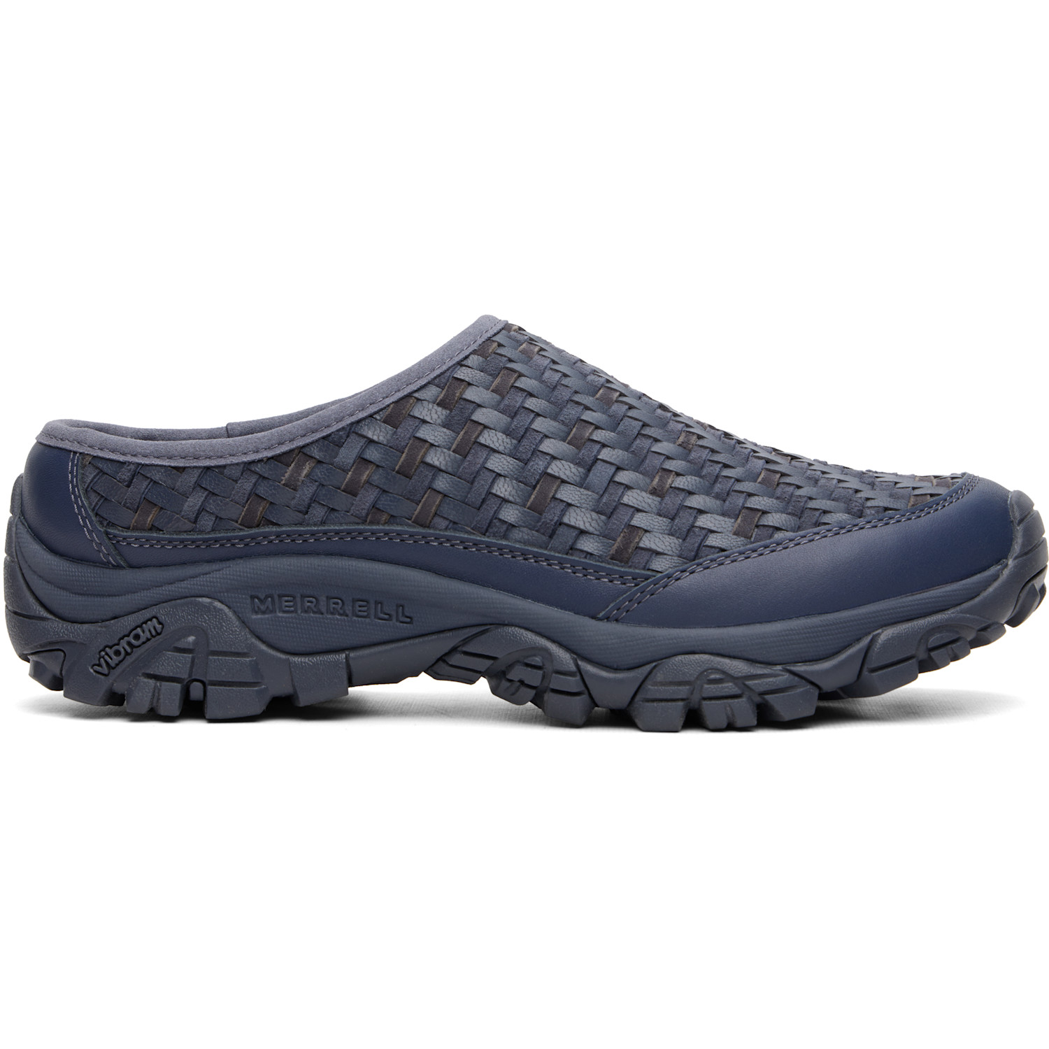 Gray Moab 2 Leather Slide Flats