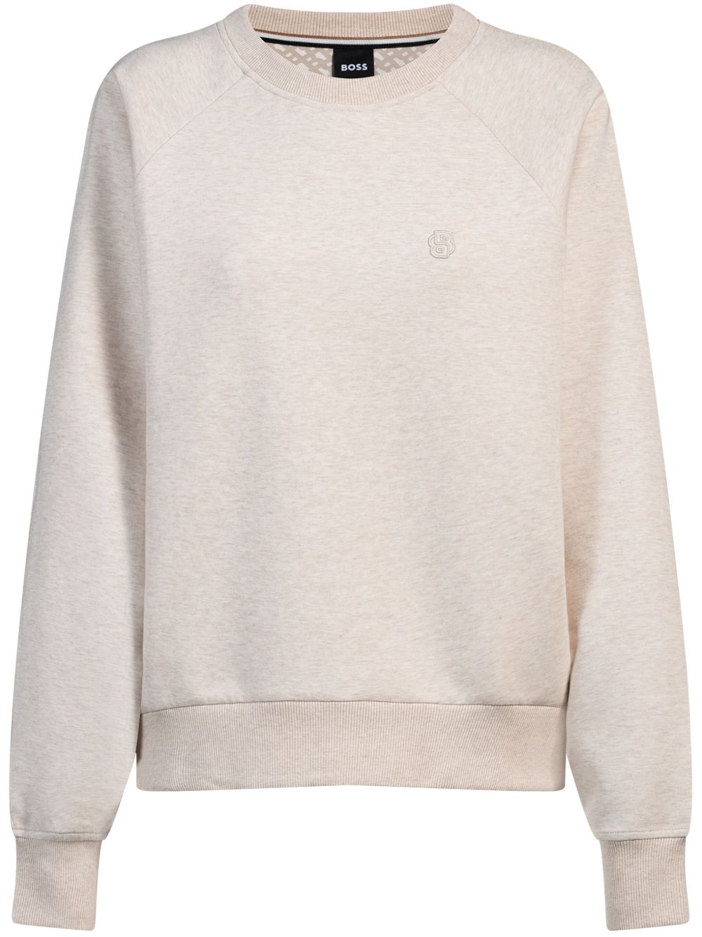 BOSS stretch-cotton sweatshirt - Neutrals