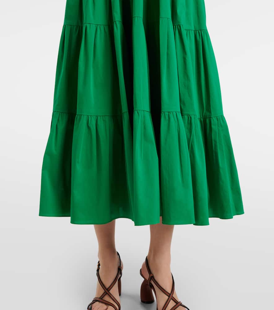 Darby cotton-blend maxi dress