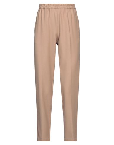 Momoní Woman Pants Camel Size 4 Virgin Wool, Elastane