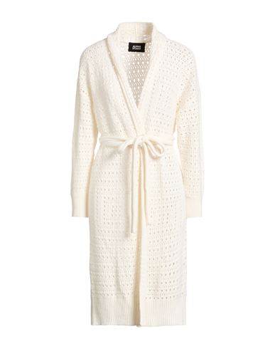 Woman Cardigan White Size 6 Wool, Viscose, Polyamide, Cashmere