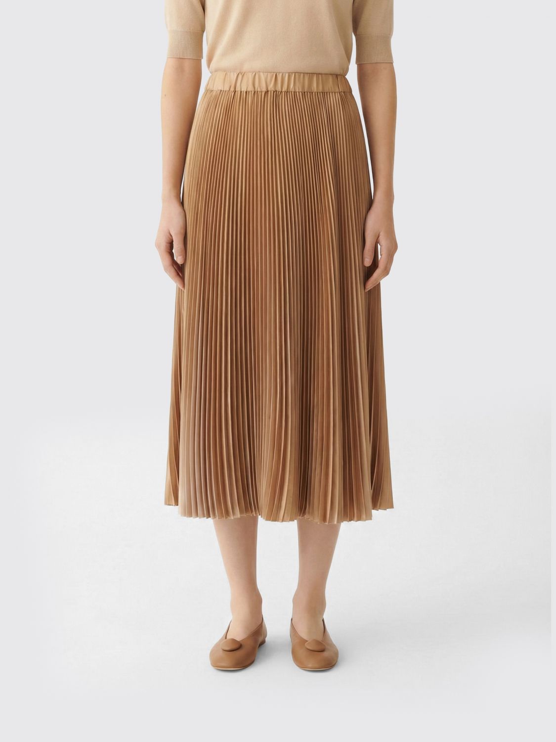 Skirt Woman color Beige