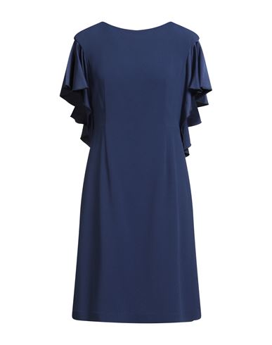 Woman Midi dress Navy Size 8 Acetate, Viscose