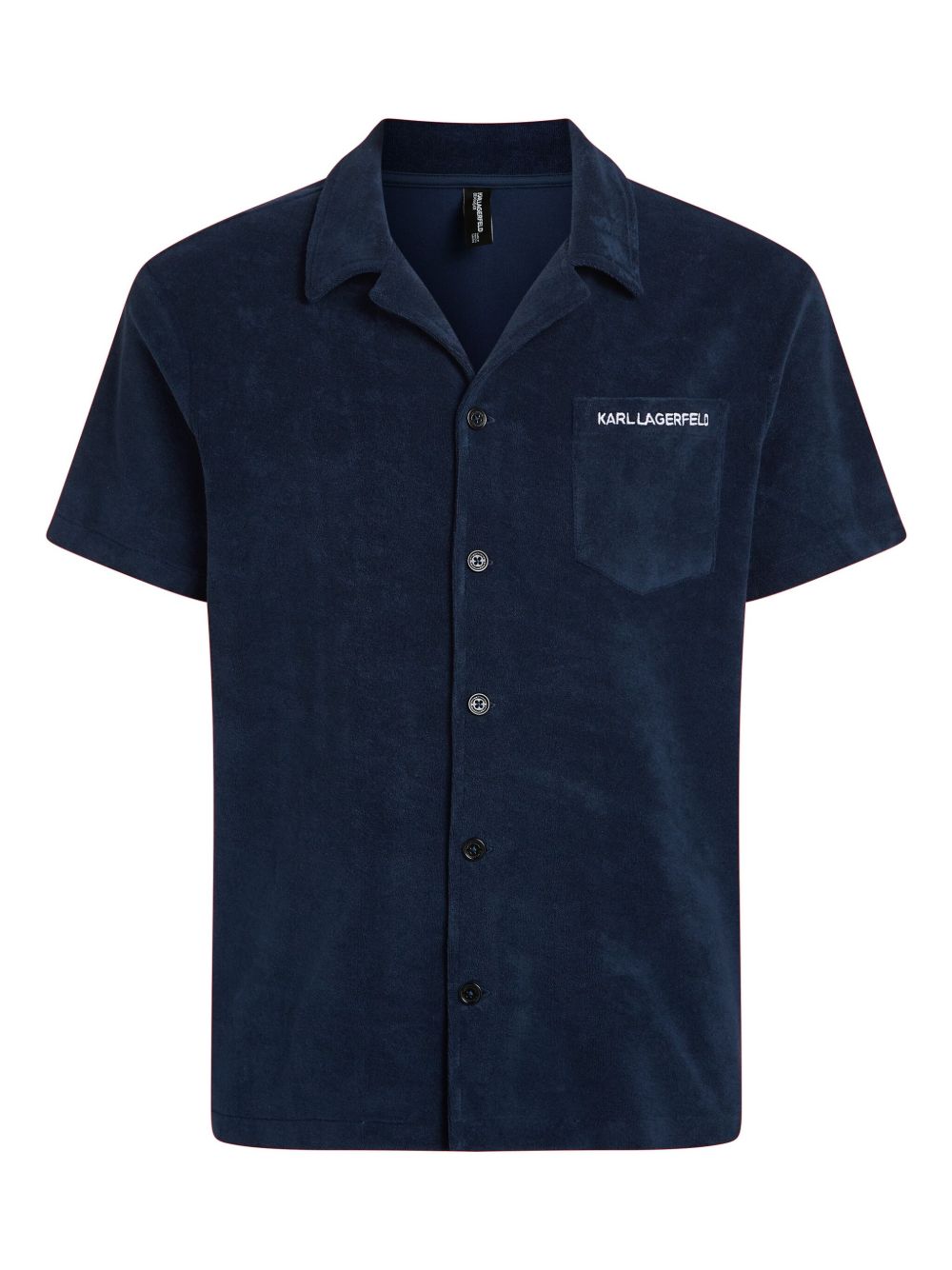 Karl Lagerfeld terry cloth-effect shirt - Blue